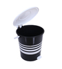 10 Litre Black Plastic Manual Lift Dustbin