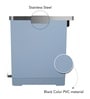 10 Litre Blue Plastic Dustbin