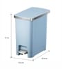 10 Litre Blue Plastic Dustbin