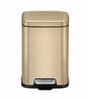 10 Litre Green Stainless Steel Dustbin