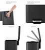 10 Litre Grey Stainless Steel Dustbin
