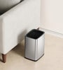 10 Litre Metallic Stainless Steel Dustbin