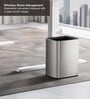 10 Litre Metallic Stainless Steel Dustbin