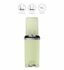 10 Litre White Plastic Dustbin