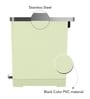 10 Litre White Plastic Dustbin