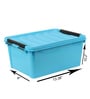 10 Ltr Plastic Storage Box in Blue Colour