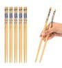 10 Pairs Natural Bamboo Reusable Chopsticks