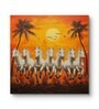 10 Running Horses Canvas Painting