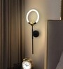 10 Watt Black Licia Modern LED Wall Lamp Living Room|Bedside|Bedroom|Decorative Wall Mount Light & Home Decor (Warm Light)