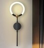 10 Watt Black Licia Modern LED Wall Lamp Living Room|Bedside|Bedroom|Decorative Wall Mount Light & Home Decor (Warm Light)