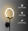 10 Watt Black Licia Modern LED Wall Lamp Living Room|Bedside|Bedroom|Decorative Wall Mount Light & Home Decor (Warm Light)