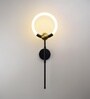 10 Watt Black Licia Modern LED Wall Lamp Living Room|Bedside|Bedroom|Decorative Wall Mount Light & Home Decor (Warm Light)