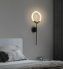 10 Watt Black Licia Modern LED Wall Lamp Living Room|Bedside|Bedroom|Decorative Wall Mount Light & Home Decor (Warm Light)