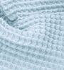 Blue 100% Bamboo Waffle Face Towel Set Of 4