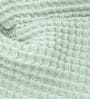 Green 100% Bamboo Waffle Face Towel Set Of 4