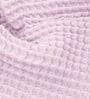 Pink 100% Bamboo Waffle Face Towel Set Of 4