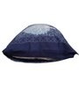 Blue Abstract 104 TC 100 % Cotton 27X17 Inches Pillow Covers (Set of 2)