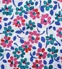 Blue Floral 104 TC 100 % Cotton 27X17 Inches Pillow Covers (Set of 2)