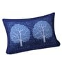 Blue Abstract 104 TC 100 % Cotton 27X17 Inches Pillow Covers (Set of 2)