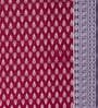 Red Traditional 200 TC Cotton 1 Double Bedsheet with 2 Pillow Covers
