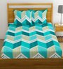 Cotton 144TC Double Bedsheet With 2 Pillow Covers