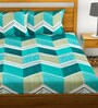 Cotton 144TC Double Bedsheet With 2 Pillow Covers