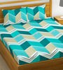 Cotton 144TC Double Bedsheet With 2 Pillow Covers