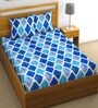Cotton 144TC Double Bedsheet With 2 Pillow Covers