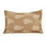 Brown Traditional 200 TC 100 % Cotton 27X17 Inches Pillow Covers (Set of 2)