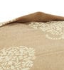 Brown Traditional 200 TC 100 % Cotton 27X17 Inches Pillow Covers (Set of 2)