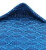 Blue Geometric 200TC Cotton 17 x 27 Inches Pillow Covers (Set of 2)