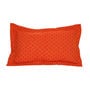Orange Patterned 200TC Cotton 17 x 27 Inches Pillow Covers (Set of 2)