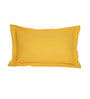 Yellow Solid 200TC Cotton 17 x 27 Inches Pillow Covers (Set of 2)