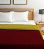 Brown Polyester Solid 120 GSM Double Bed Dohar