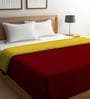 Brown Polyester Solid 120 GSM Double Bed Dohar