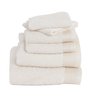 Beige Solid 550 GSM Cotton 6 Pieces Towel Set
