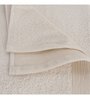 Beige Solid 550 GSM Cotton 6 Pieces Towel Set
