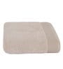 Beige Solid 550 GSM 100 % Cotton Bath Towel