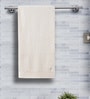 Beige Solid 550 GSM 100 % Cotton Bath Towel