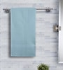 Blue Solid 215 GSM 100 % Cotton Bath Towel