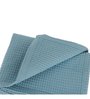 Blue Solid 215 GSM 100 % Cotton Hand Towel (Set of 2)