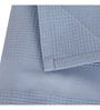 Blue Solid 215 GSM 100 % Cotton Hand Towel (Set of 2)