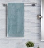 Blue Solid 550 GSM 100 % Cotton Bath Towel