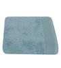 Blue Solid 550 GSM Cotton Bath Towel