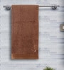 Brown Solid 550 GSM 100 % Cotton Bath Towel