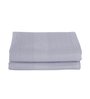 Grey Solid 215 GSM 100 % Cotton Hand Towel (Set of 2)