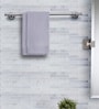 Grey Solid 215 GSM 100 % Cotton Hand Towel (Set of 2)