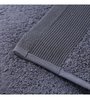 Grey Solid 550 GSM 100 % Cotton Hand Towel (Set of 2)