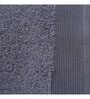 Grey Solid 550 GSM 100 % Cotton Hand Towel (Set of 2)
