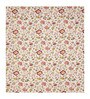 Orange Floral 144 TC Cotton King Size  King Size Bedsheet With 2 Pillow Cover